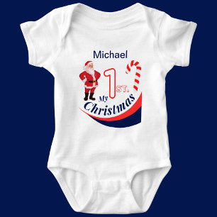 Personalised Christmas Baby "My 1st Christmas" Bodysuit