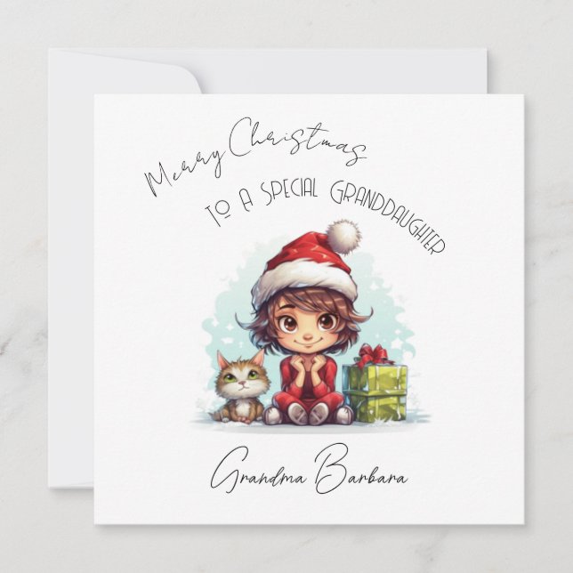 Personalised Christmas Card (Front)