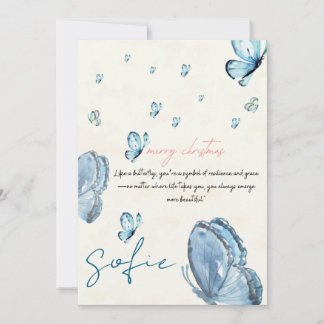 personalised christmas card for her