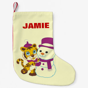 Personalised Christmas Snowman Stocking