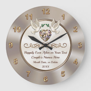 Personalised Clocks for Weddings, STUNNING Wedding