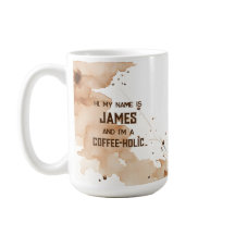 Personalised coffee stained hawk - Coffee Addicts