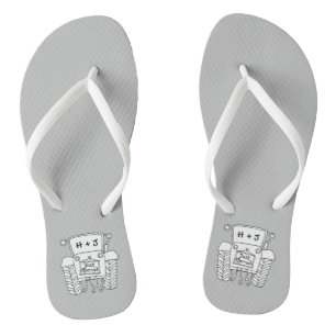 Personalised Country Wedding Tractor Flip Flops