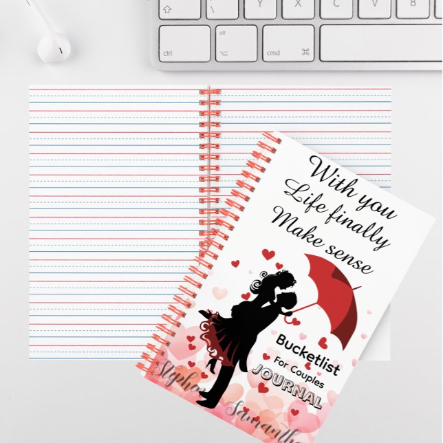 Personalised Couple Bucket List Journal  (Creator Uploaded)