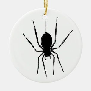 Personalised Creepy Spider Halloween Tree Ornament