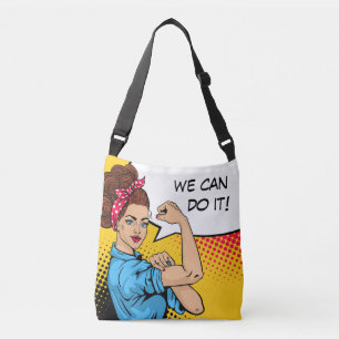 Personalised Cross-Body Bag - We Can Do It Pop Art