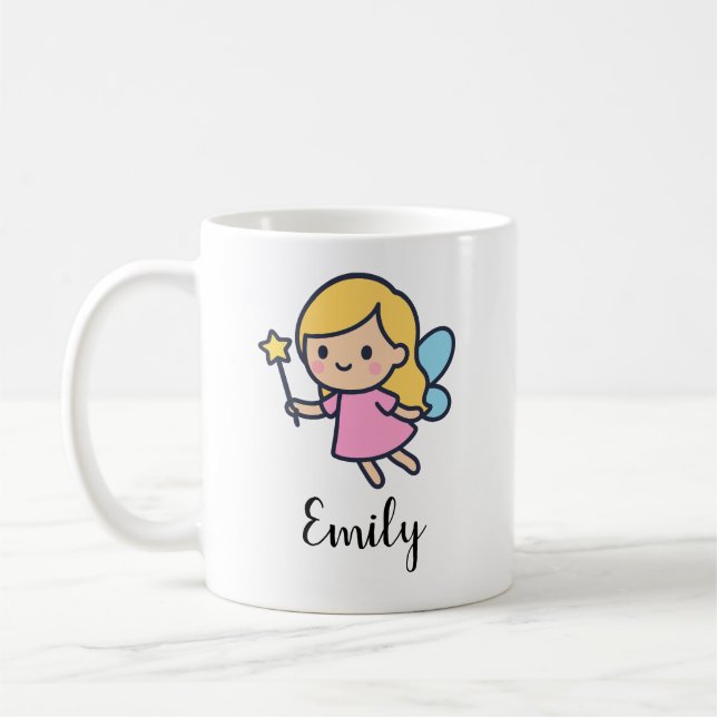 Personalised Cup,  Mug, Personalised Children's  Coffee Mug (Left)