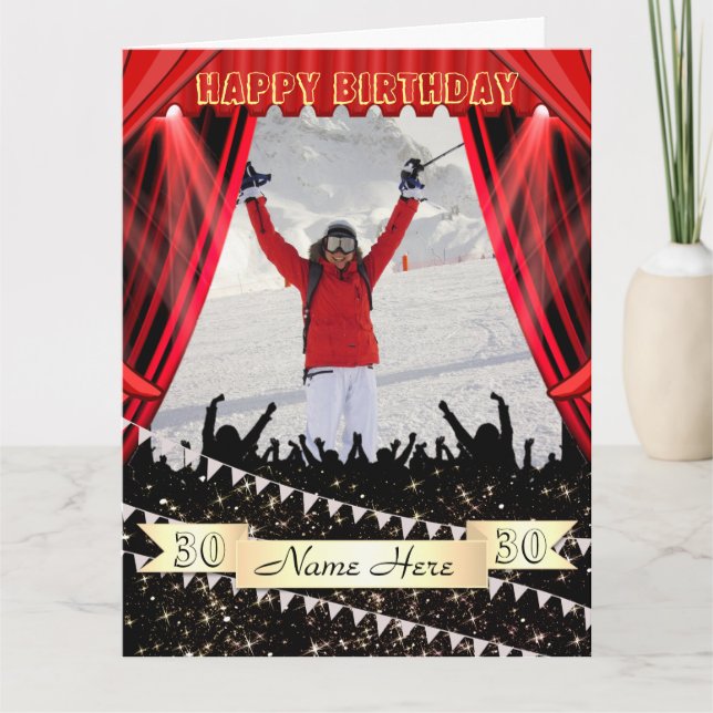 Personalised Custom Photo Birthday Card Idea (Front)