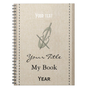 Personalised Cute Music Cello Notebook