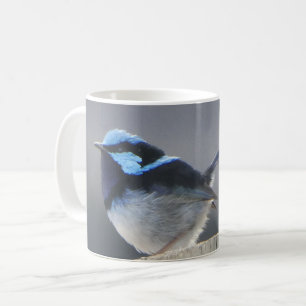 Personalised Cute Superb Fairywren Coffee Mug