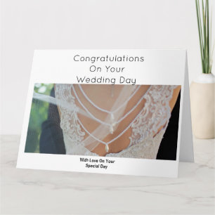 Personalised Elegant Wedding Congratulation Card