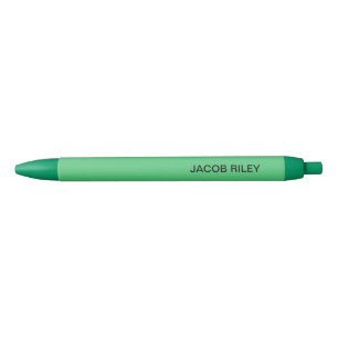 Personalised Emerald Green School Pen