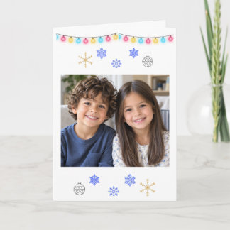 Personalised Family Christmas Card