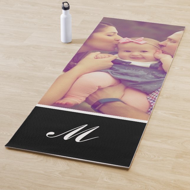 Personalised Family Photo Monogram Yoga Mat (In Situ)