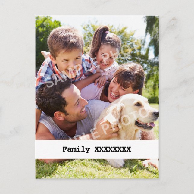 Personalised Family Postcard (Front)