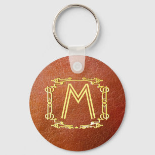 Personalised Faux Leather Keyring