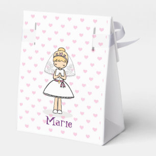 Personalised First Communion Day Girl Favor Box