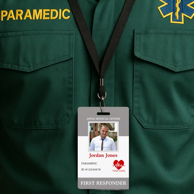 Personalised First Responder Photo ID Security ID  Badge (Creator Uploaded)