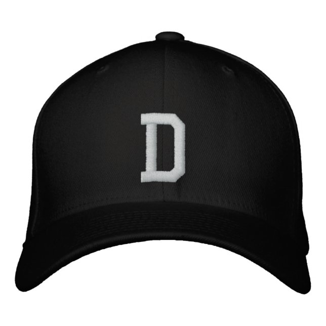 PERSONALISED Flex Fit D LOGO Embroidered Hat (Front)