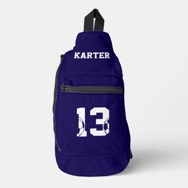 Personalised Football Boot Sling Bag (Front)