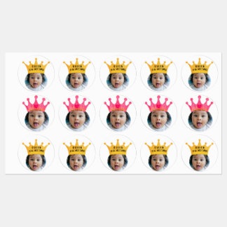 PERSONALISED foto cupcake toppers stickers party