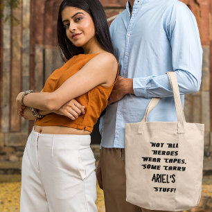 Personalised Funny Quirky Statement Couple's Tote Bag