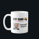 Personalised Gay Mug Funny Gift Joke Gay Identity<br><div class="desc">Personalised Gay Mug Funny Gift Joke Gay Identity</div>