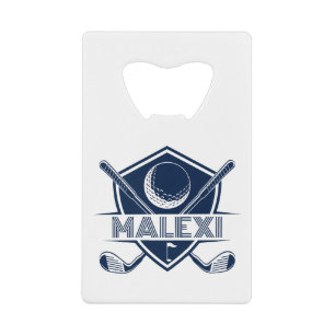 Personalised Golf Club Credit Card Bottle Opener