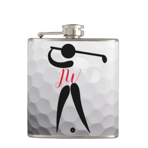 Personalised Golf Hip Flask
