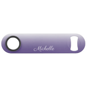 Personalised gradient ombre Ultra Violet Bar Key