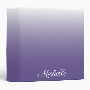 Personalised gradient ombre Ultra Violet Binder