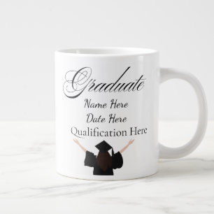 Personalised Graduation Name, Custom Gift for her Large Coffee Mug