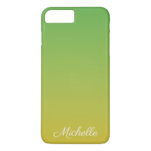 Personalised green and yellow ombre Case-Mate iPhone case