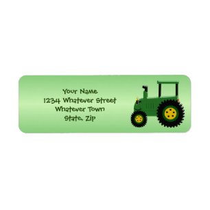 Personalised Green Tractor Design