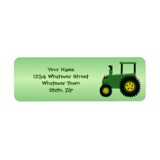 Personalised Green Tractor Design