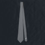 Personalised Gunmetal Wedding Groom  Tie<br><div class="desc">If you're looking for a wedding tie that is both modern and minimalist, our Gunmetal Colour neck tie design is the perfect choice ©️2023 - The back of the tie is personalized with the groom's/groomsman initials, you can remove this if you just want a matching solid necktie with no writing...</div>