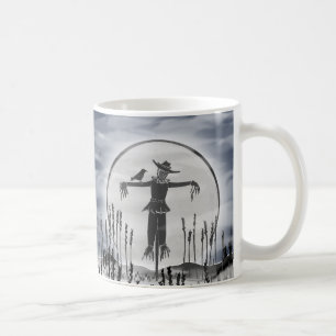 Personalised Halloween Horror Creepy Scarecrow Mug