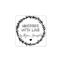 Personalised Handmade Rubber Stamp
