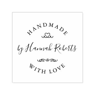 Personalised Handmade Self-inking Stamp