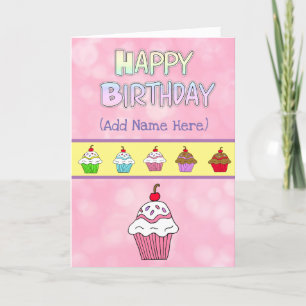 Personalised Happy Birthday to you Card