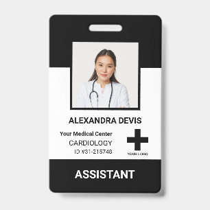 Personalised Hospital Employee Logo & Photo Badge