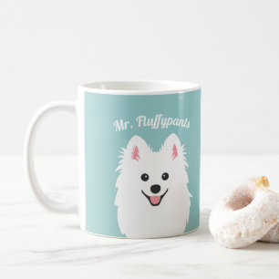 Personalised Japanese Spitz Dog / Samoyed Mug