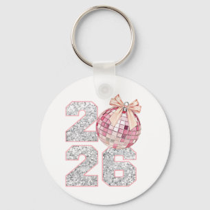 Personalised Keychain-Happy New Year 2026 Keychain
