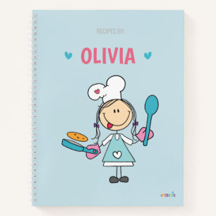 Personalised kids recipe book