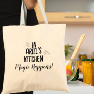 Personalised Kitchen Magic Chef Cook Foodie Gift Tote Bag