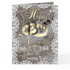 Personalised Lace Theme 13th Wedding Anniversary