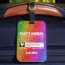 Personalised LGBTQ Pride Party Animal