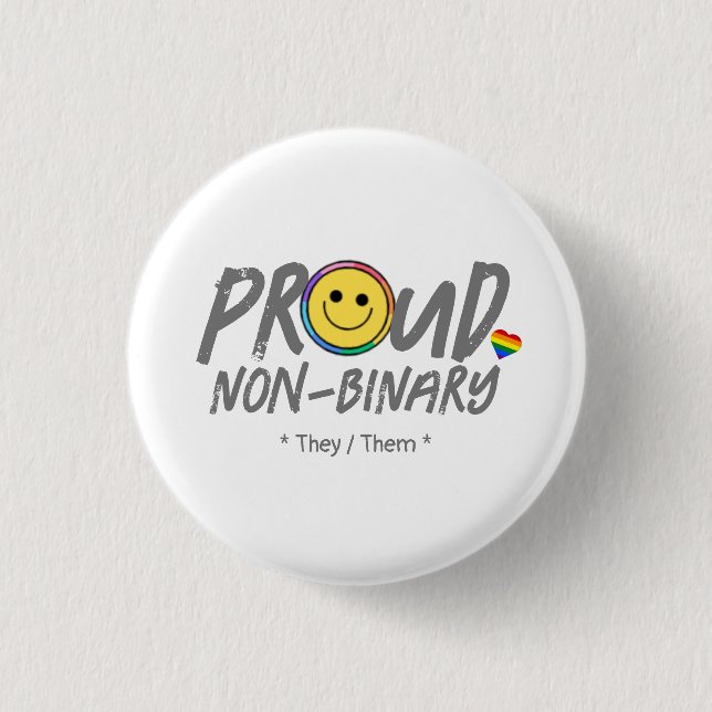 Personalised LGBTQ Proud Ally  1 Inch Round Button (Front)