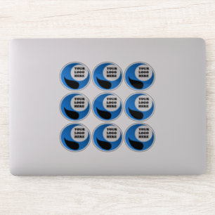Personalised Logo Clear Vinyl Stickers
