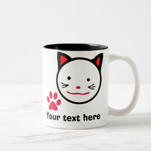 Personalised Lucky Cat Mug